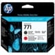 HP CE017A nr. 771 printkop mat zwart / chromatic red (origineel)