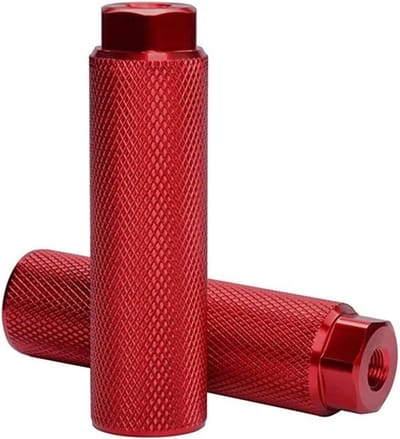 Fiets Voetsteunen - Fietsklemmen Haringen - Fietsen Verbeteren - Antislip Oppervlak - 100 x 28 mm - Meerkleurig