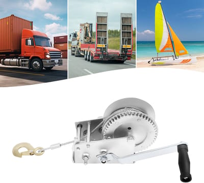 Handlier - Trek en hef - Lasten verplaatsen - Gehard staal - 1500 kg trekkracht - Zilver