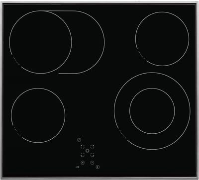 Autonome Kookplaat - Inbouw Kookplaat - Keuken Gebruik - Touch Bediening - 60 cm - Zwart RVS