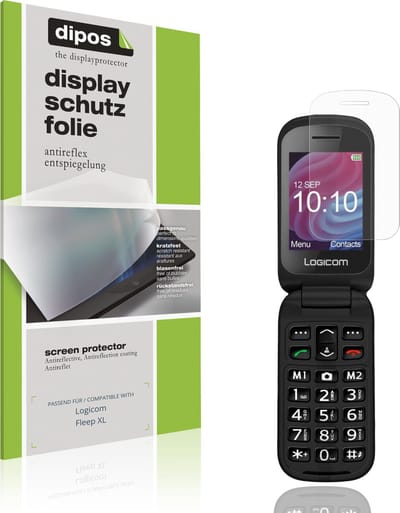 dipos – 4x Matte Beschermfolie geschikt voor Logicom Fleep XL | Krasbestendige & antireflecterende Screenprotector Ultra-Thin