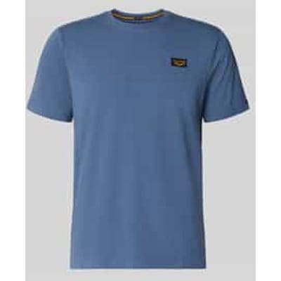 T-shirt met labeldetail