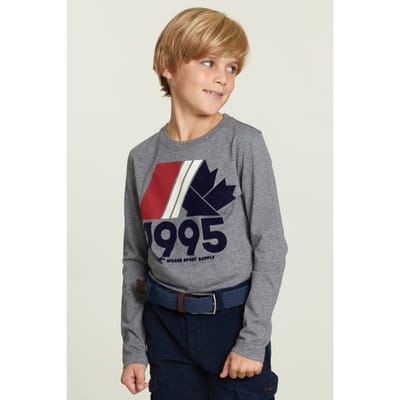 River Woods Cotton Fantasy T-shirt Oxford Mix Size: 6 | T-shirts Outlet | Unisex | Grijs