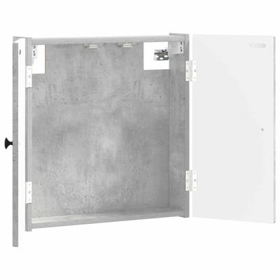 vidaXL - Dartbord - Kabinet - EDE - Betongrijs - 52,5 - x - 10,5 - x - 53,5 - cm