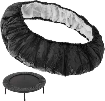 Veilige Randkussen voor Kinderen Trampoline 36 Inch 6 Gaten Zwarte Beschermhoes