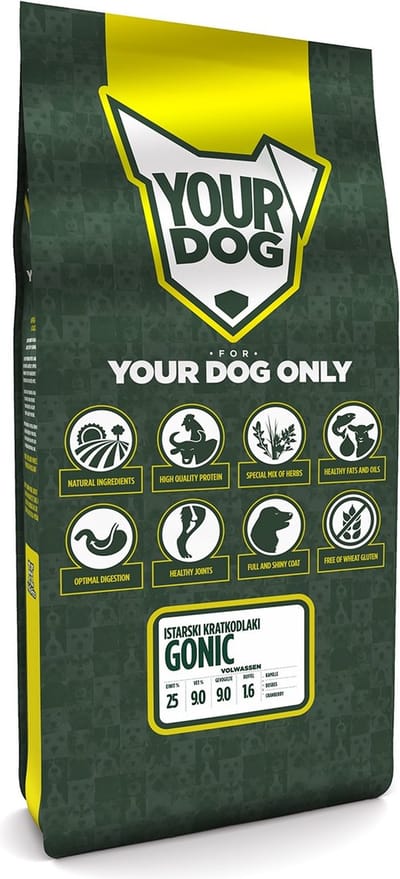 Yourdog Istarski kratkodlaki gonic Rasspecifiek Adult Hondenvoer 12kg | Hondenbrokken