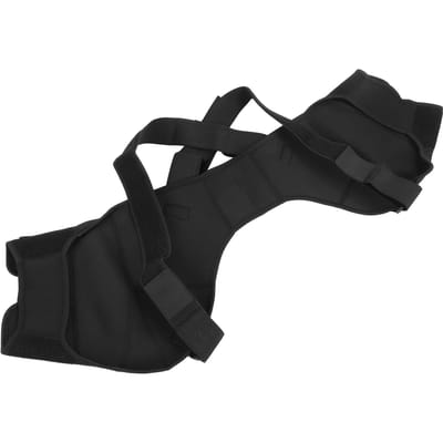 Dubbele Schoudersteunband Nylon Verlicht Pijn Schouder Compressie Beschermer Wrap M