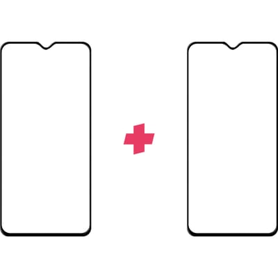 DuoPack: Xiaomi Redmi Note 8 Pro screenprotector gehard glas Edge to Edge