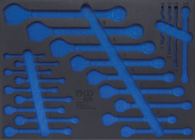 BGS Werkstattwageninleg 3/3 leeg voor Art. 4012 - 4012-5