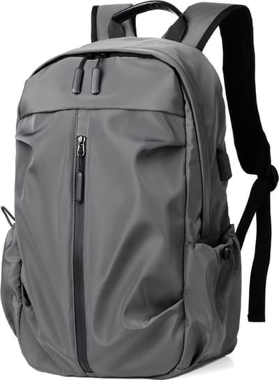 Lichte Waterafstotende Laptoprugzak 14 Inch – Met USB-oplaadpoort | Ideaal voor School, Werk & Reizen