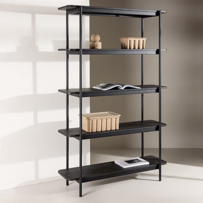 Fjôrd Wandkast Heim 190cm Zwart