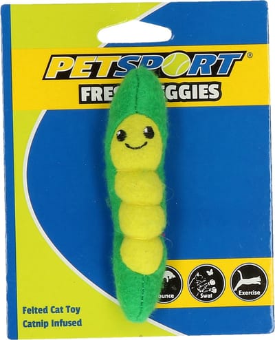 Fresh Veggies Peapod Speelgoed voor katten - Kattenspeelgoed - Kattenspeeltjes