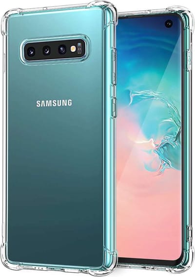 ebestStar - Hoes geschikt voor Samsung S10 Galaxy, Silicone Slim Cover Case, Versterkte Hoeken en Randen hoesje, Transparant