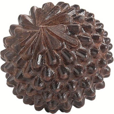 1 stuks Houten Handmassagebal voor Ontspanning - Ideaal voor Yoga, Meditatie & Verbeterde Focus, Duurzame Houten Constructie, Handheld Ontspanningshulpmiddel
