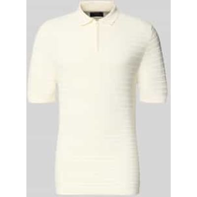 regular fit poloshirt met korte ritssluiting