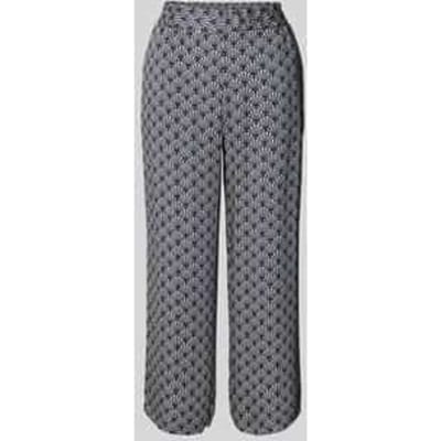 Straight leg stoffen broek met verkort model