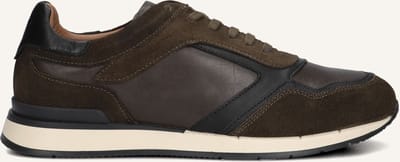 STEFANO LAURAN Sl124h610 Sneakers - Leer - Heren - Bruin - Maat 42