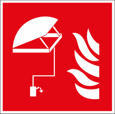 Rookluik sticker 100 x 100 mm