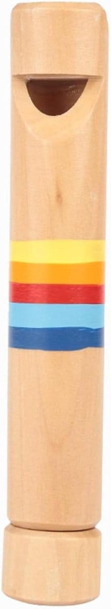 Houten Blokfluit - Muziekinstrument Peuters - Vroeg Leren - Gladde Houtconstructie - 17 cm - Origineel