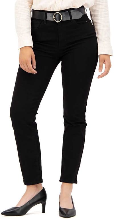Levi´s | Dames ® 724™ | High Rise Straight | Spijkerbroek | Zwart | 29 / 30