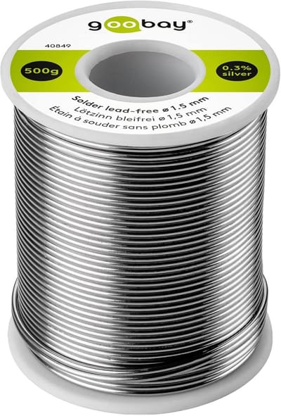 Loodvrij Soldeertin op Rol 500g met Zilver en Koper voor Elektronica Reparatie