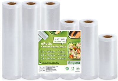 Vacuüm Sealer Rollen voor Voedsel - BPA-vrij, Heavy Duty & Geschikt voor Sous Vide