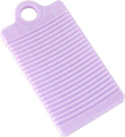 Waskrijt - Handwasbord - Kleding Reinigen - Stabiel Voetontwerp - 31 x 16 cm - Paars