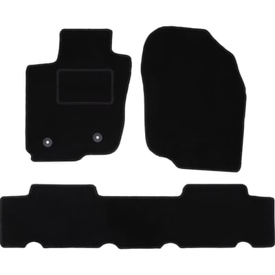 Zwarte veloursmatten voor: Toyota RAV4 III SUV (2006-2013)