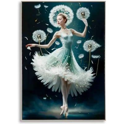 Muurdecoratie schilderij op canvas met lijst Mauro Ferretti Laccato Dancing B