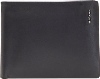 Maître Leren Portemonnee Abtweiler Galbert BillFold H9 Black Zwart