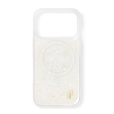 iDeal of Sweden Pearlised geschikt voor MagSafe Case geschikt voor iPhone 17 Pro - White