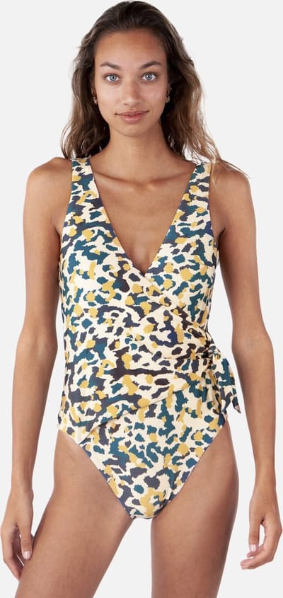 Barts Limea Wrap One Piece gold Dames Badpak - Maat 42