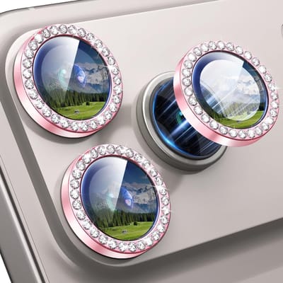 Bling Diamant Glitters Camera Lens Beschermhoes Voor Voor Iphone 17 Pro Max Air 16 Plus 16E 1 14 13 Mini Telefoon Bescherming Accessoire For iPhone 16e gray