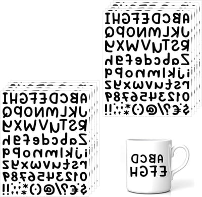 Stickers Brievenbus - Set van 10 Vinyl Nummer Stickers voor Huisnummer en Auto - Zelfklevende Nummers Kit