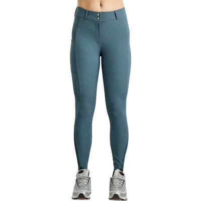 MONTAR RIJBROEK HIGHWAIST MOGLORIA CAVIAR TAPE FULLGRIP Middenblauw