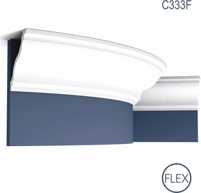 Kroonlijst flexibel Origineel Orac Decor C333F LUXXUS Plafondlijst Sierlijst flexibel 2 m