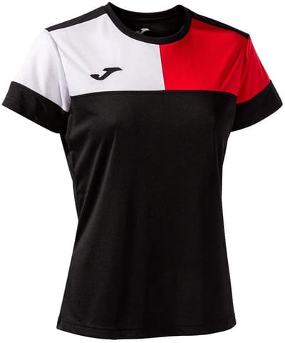 Joma Crew V T-shirt Met Korte Mouwen Zwart 11-12 Years Meisje