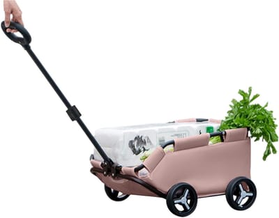 Huisdier Stroller - Hondenwagen Kattenkar - Reizen met Huisdier - Vier Soepele Wielen - Tot 7 kg - Roze