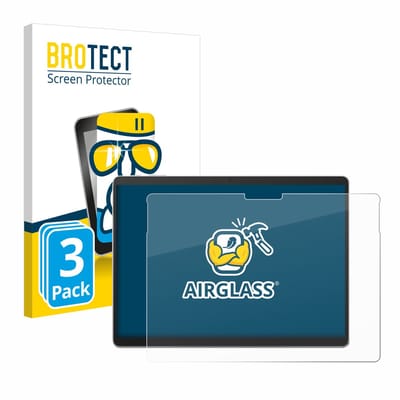 Screenprotector 3 Stuks voor Microsoft Surface Pro 10 Beschermglas transparant
