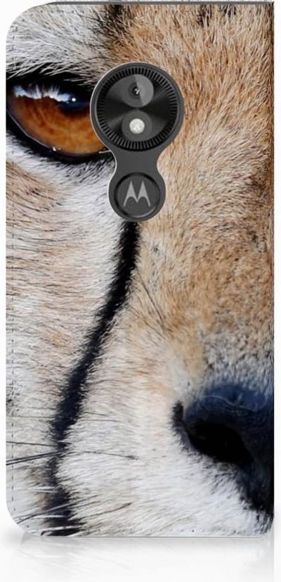 Standcase Hoesje voor Motorola Moto E5 Play Hoesje maken Cheetah