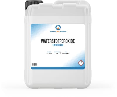Waterstofperoxide Foodgrade 3% – 5 Liter - Hydrogen Peroxide - Zuurstofwater