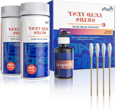Lead Test Kit voor Thuisgebruik - 60 Snelle Teststaven met Reagens voor Metalen, Tafelgerei en Speelgoed - Resultaat in 30 Seconden