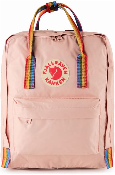 Fjällräven vrijetijdsrugzak rugzak Kånken Kånken Rainbow 16L Chalk Rose - Rainbow oud roze
