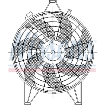 Koelventilatorwiel, motorkoeling NISSENS 85531