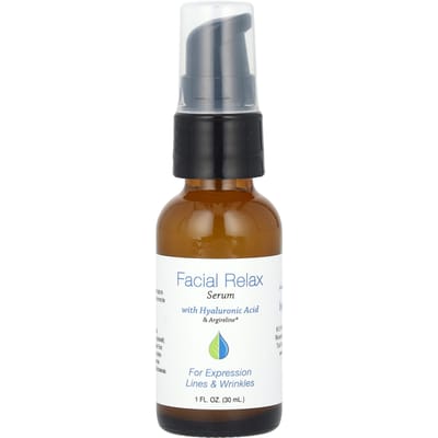 Hyalogic, Facial Relaxation Serum, with Hyaluronic Acid and Argireline, Fragrance-Free, 1 fl oz (30 ml) brown