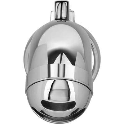 Rimba - Kuisheidskooi - Metalen Peniskooi Met Hangslot - Gesloten model - One Size - Zilver