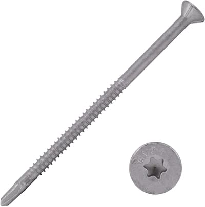 Wovar Vleugelteks schroeven Verzinkt Torx | 5.5 x 100 mm | Torx 25 | Doos 100 stuks