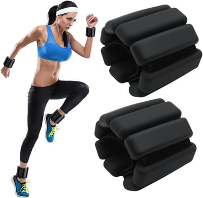 Verstelbare gewichten voor polsen en enkels - Set van 2 voor fitness, hardlopen, yoga en wandelen
