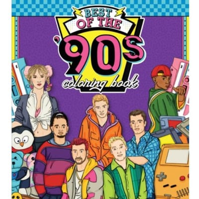 Best Of The '90s Coloring Book - Color Through The Decades - Walter Foster Creative Team