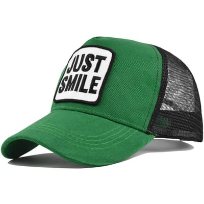 Casquette de Baseball en Maille Brodée de Lettres de Haute Qualité pour Hommes Femmes Hip Hop Snapback Réglable Chapeau Respirant pour Sports d'Extérieur 54-60cm